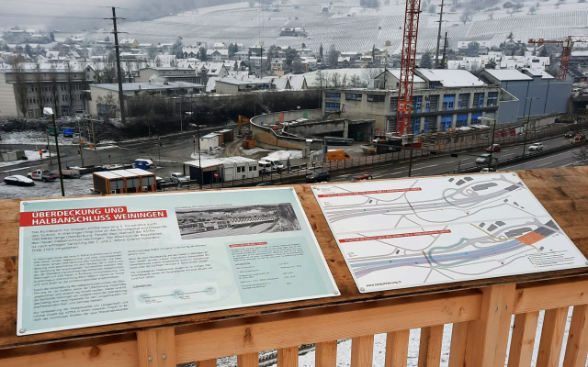 Infotafeln Chriesihoger II  ASTRA Infrastrukturfiliale Winterhur
